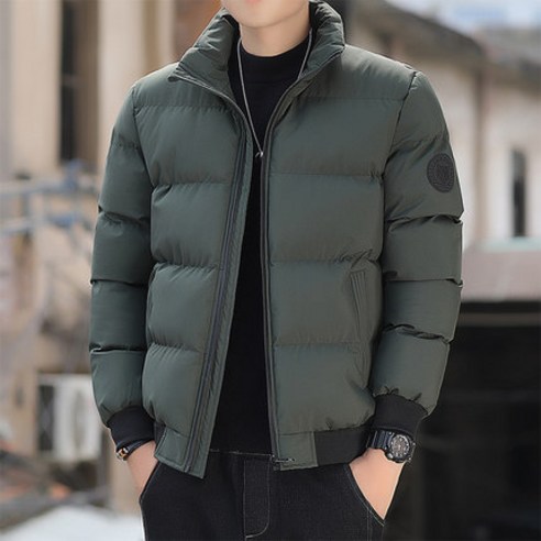 카이스코 남성 방한 발열 경량 집업 패딩