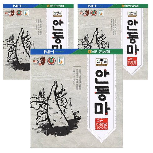 북안동농협 산약촌 안동마25포x3개, 10g, 75개