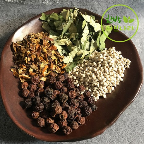 한국산 기혈차 세트 (율무, 연잎, 산사, 진피) 150g, 1개