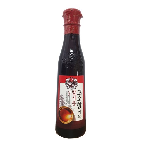 CJ 백설고소함가득참기름 300ML, 5개