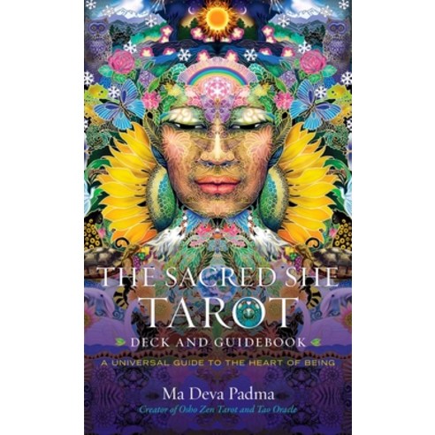 (영문도서) The Sacred She Tarot Deck and Guidebook: A Universal Guide to the Heart of Being Paperback, Atria Books, English, 9781582708980