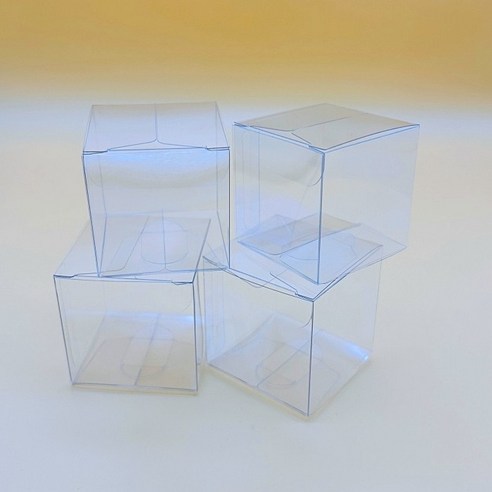 투명상자 정육면체 5~9.5cm 투명선물박스 안이 보이는 상자 10가지 25개판매