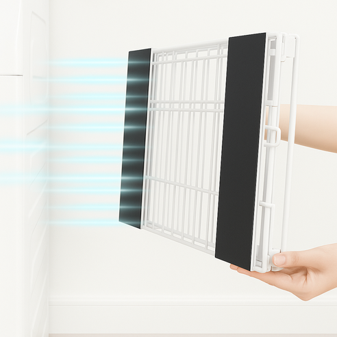 좁은 공간을 넓게! 접이식 빨래바구니로 깔끔한 빨래 정리!