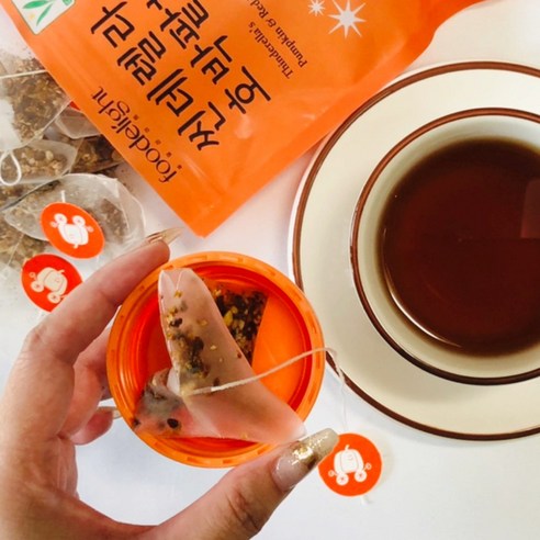 마법처럼 예뻐지는 비밀, 푸딜라이트 씬데렐라 호박팥차!