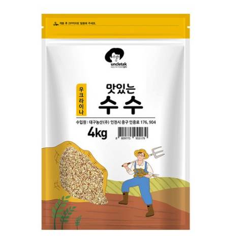 엉클탁 맛있는 수수, 1개, 4kg