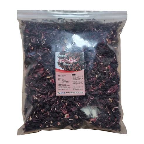 해남농수산 히비스커스 차 꽃차 꽃잎차, 1개입, 1개, 800g, 800g