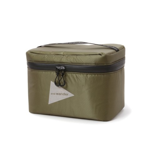 and wander 앤드원더 실 소프트 쿨러 sil soft cooler small 5743987119 3색상, ONE SIZE, 카키