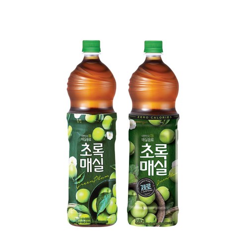 [6+6] 초록매실 1.5L 6입 + 초록매실제로 1.5L 6입