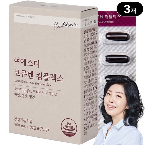본사직영 여에스더 코큐텐 컴플렉스 l 코엔자임Q10 l 국민영양 프로젝트