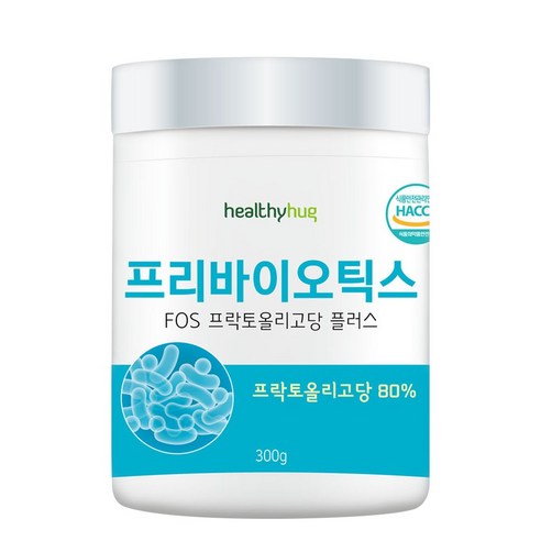 프리바이오틱스 FOS 프락토올리고당 식약처 인증 유산균 먹이 분말 가루 대용량 300g + 사은품, 3개