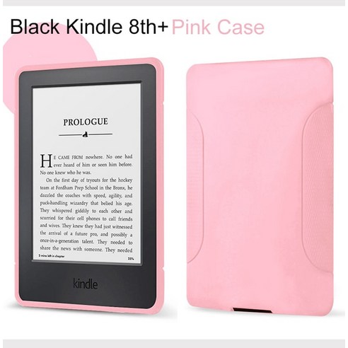 이북 리더기 – 터치 스크린 백라이트 지원, 8세대 핑크 케이스 포함, 등록 가능한 EBOOK 계정, 중고 교보이북리더기