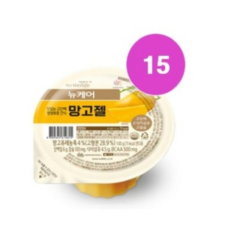 뉴케어 대상웰라이프 망고젤 100g x 15개