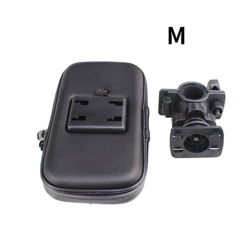 ROBOT-GXG 방수 폰 홀더 백 충격 방지 휴대폰 브래킷 휴대용 자전거 휴대폰 스탠드, 검게