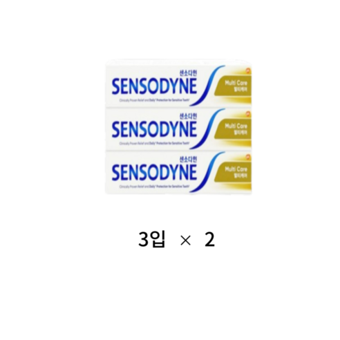 센소다인 멀티케어 치약, 120g, 5개