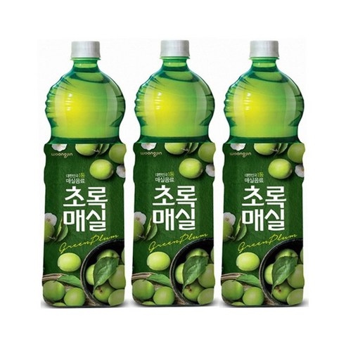 웅진 초록매실, 500ml, 34개