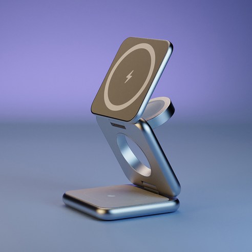 아트박스/레드빈 레드빈 더베러 3in1 무선충전기 P1 맥세이프 애플워치, 스페이스 그레이, 1개 Best Top3