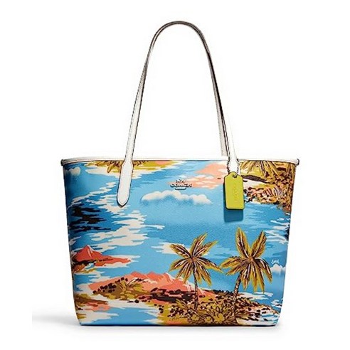 코치 시티 토트백