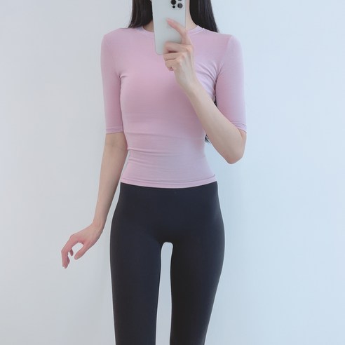 보미 필라테스복 요가복 필라테스 상의 옷 커버업 운동복 탑 요가 긴팔 반팔 랩 크롭 복장