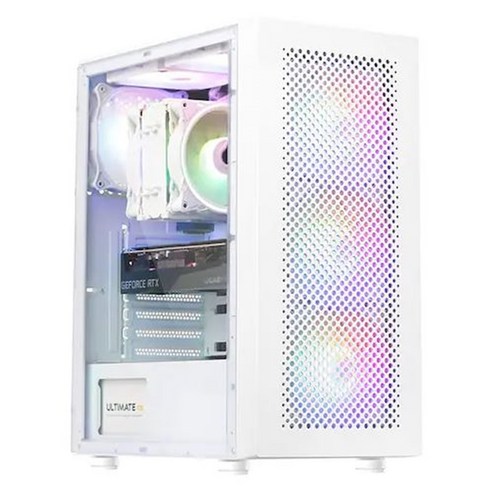 블루컴퓨터 라이젠 7500F RTX 4060 Ti DDR5 16GB 500GB 게이밍 컴퓨터 배그 배틀그라운드 디아블로 게임용 조립 PC 본체 데스크탑