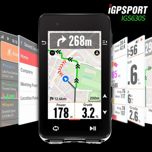 iGPSPORT iGS630S는 자전거를 위한 최고의 GPS 속도계입니다.