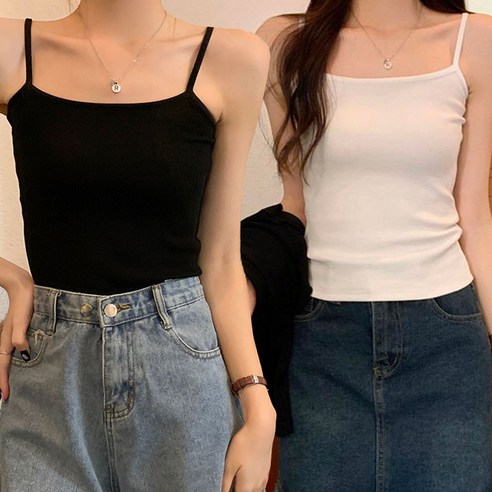 심플 엣지 여성 스파게티 스트랩 민소매 이너 탑 3p 여성민소매 심플 엣지 여성 스파게티 스트랩 민소매 이너 탑 3p 여성민소매