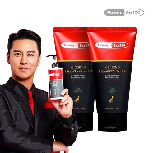 파워풀엑스 진생 리커버리크림 / 진생 파워풀크림, 30ml, 2개