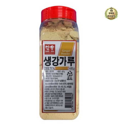 초야식품 생강가루, 400g, 1개