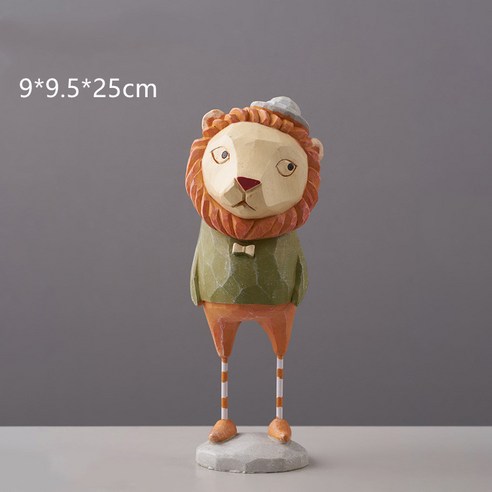 북유럽/하이 애니멀/레진 소품/큐티 크리에이티브 소품, 사자 빅사이즈