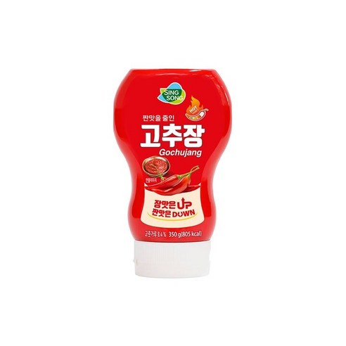 신송 ) 짠맛을 줄인 고추장 간편 튜브형, 1개, 350g