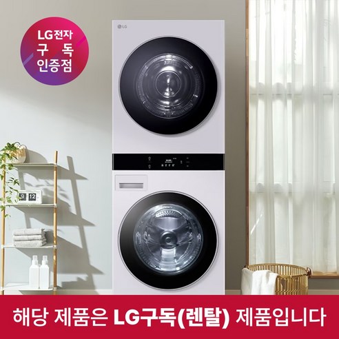 LG 트롬 오브제컬렉션 워시타워 25/22kg 구독, WL22MMZU(6년계약)