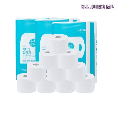 애터미 3겹 천연펄프 화장지: 자연의 부드러움을 담다 애터미화장지