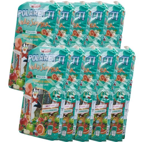 돌핀 폴라레티 아이스크림 헬로썸머 10p, 400ml, 10개