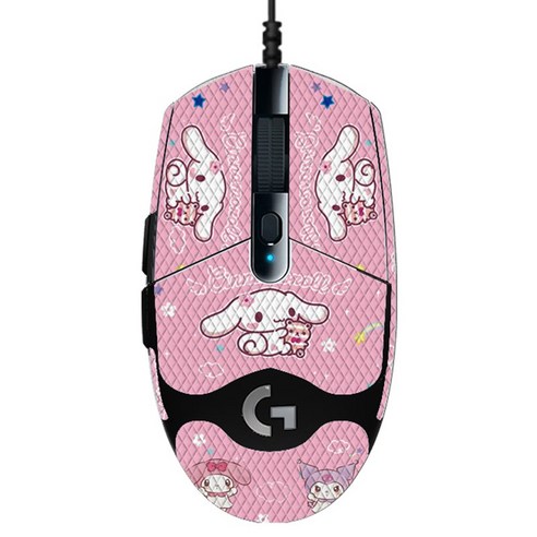 로지텍 G102 2세대 라이트싱크 게이밍 유선 마우스, 핑크 시나모롤