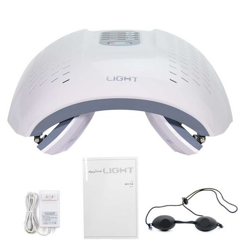 화이트 태닝 기계 셀프 테닝 미백 화이트닝 태닝기, 100-240V+유럽 규정 영어 설명서, 1번 화이트 4색