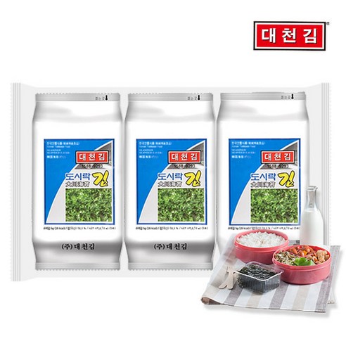 대천김 재래 도시락김, 5g, 54개