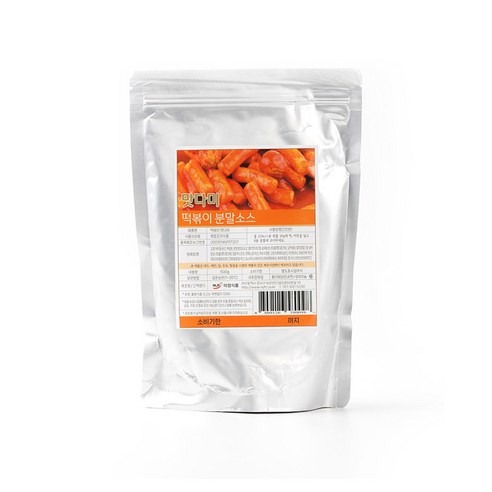 맛다미 떡볶이소스 분말 가루 매콤 로제 짜장 간장 선택1, 500g, 1개, 매콤떡볶이