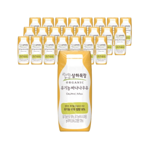 상하목장 멸균 바나나우유, 125ml, 24개