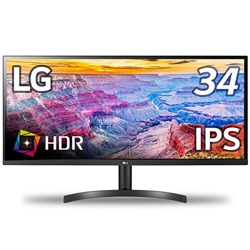 LG 34WL500-B 34인치 모니터 디스플레이 21:9 울트라 와이드(2560 x 1080) HDR IPS Matte FreeSync 75Hz HDMI 2 블루라이, 1개