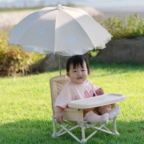 2023 신제품 이유부스터 아기 식탁 의자 세트 – 휴대용 캠핑 및 출산 선물용 (이유부스터+이유솔 데이지) 
유아가구/인테리어