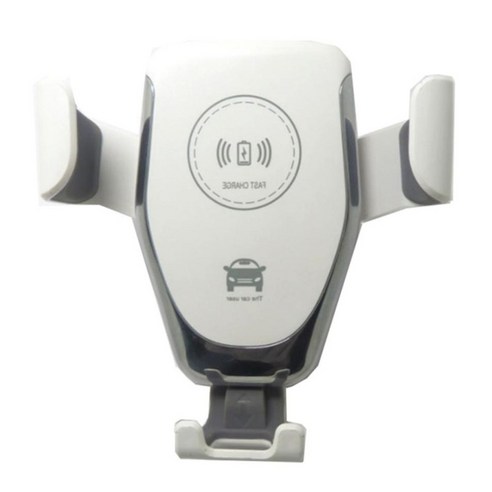 Qi 호환 스마트 폰을위한 자동차 마운트 고속 무선 충전 충전기, 화이트, 설명, 설명