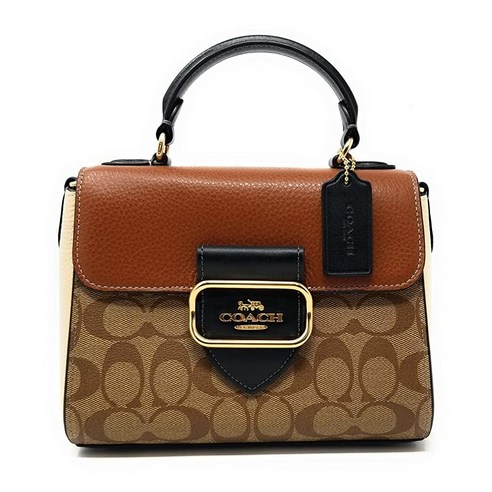 COACH 코치 Morgan 탑 핸들 사첼 크로스바디