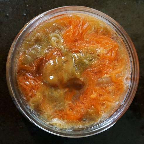 고품질 자연산 찐 해삼 내장 와다 급냉, 1개