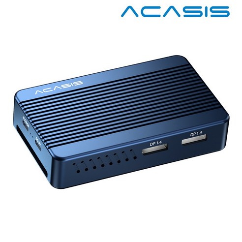 아카시스 ACASIS TBU-405PLUS 6in1 40Gbps 썬더볼트4 M.2 NVME 외장SSD 케이스 쿨링 팬 탑재 인클로저 MacBook호환 멀티 허브 도킹스테이션, TBU-405PLUS (케이스), 1개