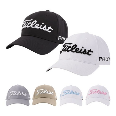 [TITLEIST] 타이틀리스트 투어 퍼포먼스 골프모자, 골프모자_화이트핑크_여성용, 골프모자_화이트핑크_여성용