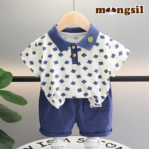 몽실이 스마일카라 반팔상하복
