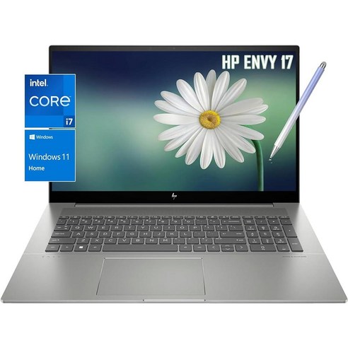 HP Envy 노트북 17인치 터치 스크린 - 인텔 i7-13700H 14코어 - FHD IPS 300Nits 100% sRGB - 백라이트 키보드 - 썬더볼트 4 USB C -, 단일, 단일