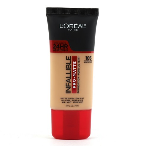 L''Oreal 인팰러블 프로-매트 업 투 24HR 파운데이션 30ml, Natural Beige, 1개