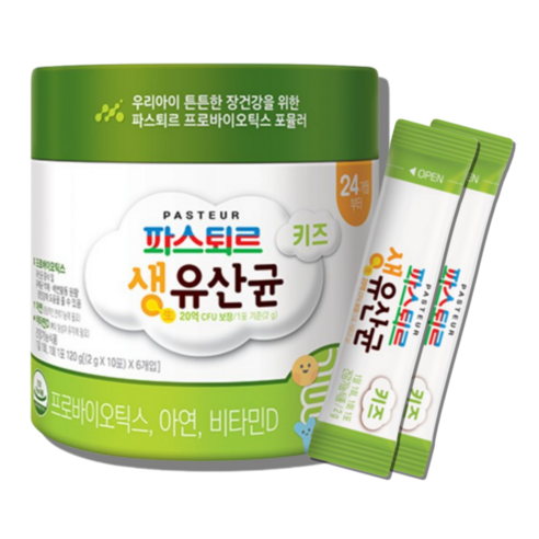 파스퇴르 키즈 생 유산균, 60회분, 1개