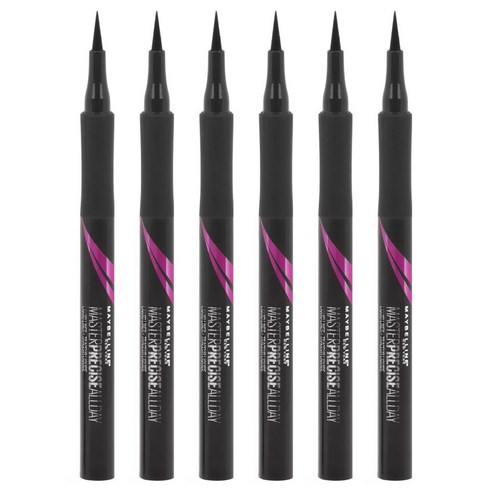 메이블린 마스터 프리사이즈 올데이 리퀴드 라이너 1.0ml, 6개, 110 Black