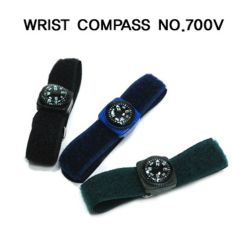 EVER-TRUST WRIST COMPASS 700V 나침반, 1개, 검정색